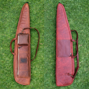 Genuine Leather Rifle Bag – Wild Horse Tobacco (Full-Grain Aniline)